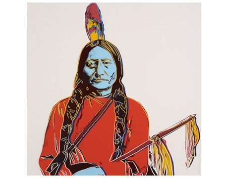 Sitting Bull (Toro Sentado) - Warhol, Andy 