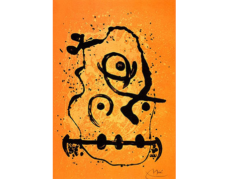 Polyglotte Orange - Miró, Joan 